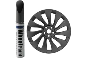 Ywooon Felgenausbesserungslack für Tesla Model Y Performance 21" Uberturbine Felgenausbesserungslack für Model 3 Uberturbine/Stiletto Felgen, Gunpowder
