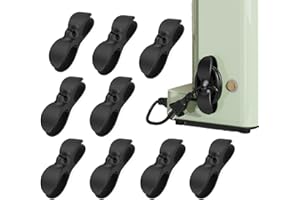 YOUNLEN Kabelaufwickler Schnur Organizer für Haushaltsgeräte Kabel Organizer für Geräte Für Reiskocher Haartrockner Und Mixer Kabel Organizer（9-teiliges Set） (Schwarz)