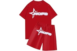 BFTHWY Chándal Nofs para Hombre Camiseta Corta de Verano con Pantalones Cortos con Logotipo Conjunto Estampado Trapstar chándal Trapstar Unisex de Verano