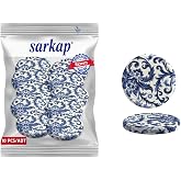 Sarkap Kavanoz Kapağı, 82mm, Hava Ge&ccedil;irmez, Sızdırmaz, Konserve i&ccedil;in Uygun, 10'lu Paket (Sarmaşık)