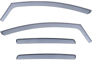 Modifycar Deflectores Compatibles con Dacia Duster II Modelos 2017 en Adelante - Juego 4 Derivabrisas Delanteros y Traseros Ventanilla Coche Aire