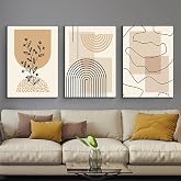Tableau Déco Murale Géométrique 3D En Bois - Noir Et Or, Design Minimaliste, Facile à Accrocher, Pour Salon Ou Chambre
