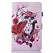 Produktbild Samsung Galaxy Tab A 10.1 Hülle , Billionn® Gemalt Karikatur netter Art-erstklassiges PU-Leder-Schlag-Abdeckungs-Shell-Mappen-dünner Standplatz-Schutz Hülle mit Ständer Funktion Magnet für Ledercase Handytasche Scratch Telefon-Kasten für Samsung Galaxy Tab A 10.1 Zoll SM-T580 / SM-T585 (Schmetterling Eule)