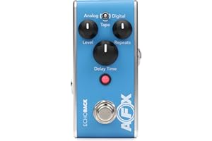 FISHMAN AFX EchoBack-Pedal, Mini Delay Pedal, blau
