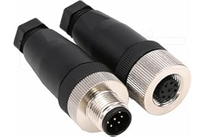 Eonvic M12 8 Pin Maschio & Femmina A Sensore di Codice Spina Aviazione Connettore Circolare Industriale Impermeabile IP67 12mm Connettore Adattatore Cavo