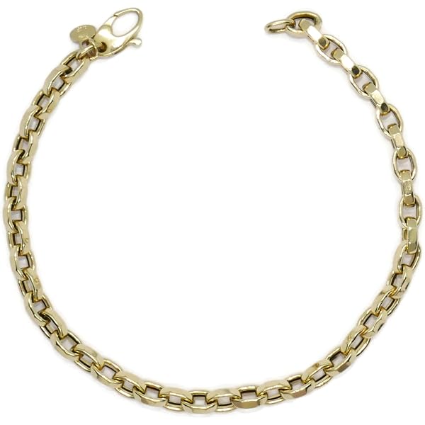 Bracciali Bracciale a calza da Donna in Oro 18 Carati Spessore: 3 mm Chiusura o modello: Modello elastico Lunghezza diametro interno: 55 0,9g
