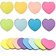 240 Sheets Sticky Notes,Heart Shaped Post it Notes,70 x 70 mm Eight Colors Sticky Notes,mall Sticky Notes for Writing in Text Books,School,Office