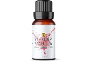 AROMA ENERGY Cherry Vanilla Fragrance Oil 10ml - for Aromatherapy Wax Melt, Reed Diffuser, Candle Making, Home Made Soap, Bath Bomb, Potpourri, Slime, Oil Burner