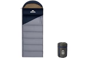 Naturehike Sleeping Bag with Hood Blanket Sleeping Bag for Camping, Lightweight and Comfortable, Ideal for Outdoor Adventures and Travel