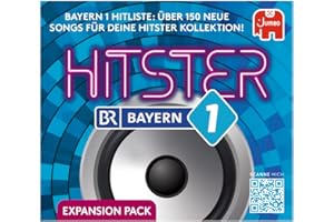 Hitster Bayern 1 Radio Deutsche Erweiterung, 150 Musikkarten, Party- & Kartenspiel für Erwachsene und Familien, 2 bis 10 Spieler, ab 16 Jahren, Deutsch (DE)