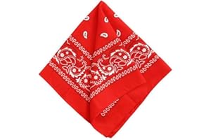 Tough Headwear Large Bandana Headband - Handkerchief Bandanas for Men & Women - Paisley Bandana Pack - Cowboy Scarf