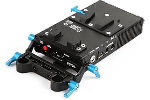 Fotga DP500III Mark 3 CCUPS ununterbrochen V Mount Halterung Netzbatterie Power Supply mit 15mm Rod Adapter für Camcorder DSLR Filmmaking System A7R A7S GH4 GH5 BMPCC BMCC 5D2 5D3 5DIV D500 FS700