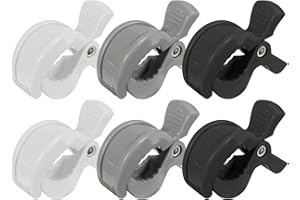 AKlamater Stroller Pegs, 6 Pcs Universal Buggy Clips Clasps Baby Pram Grippers Fixed Muslin Blankets Towel Toys