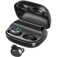 Bluetooth Kopfhörer, IPX7 Wasserdicht Kabellos Bluetooth 5.0 Kopfhörer, 60H Akkulaufzeit Deep Bass Stereo Sound in Ear…