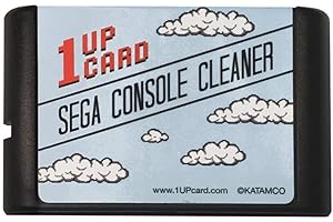 1UPCARD 1UP Card SEGA Console Cleaner - Mega Drive Cleaning Cartridge Kit - Compatible with Retro-Bit, Retron, etc - Video Game Accessories