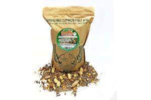 CHUBBY PET PRODUCTS Chubby Mealworms Natural Seed & Nut Mix Forest Feast Squirrel Food (2kg), Natural Seed & Nut Mix Food for Chipmunks & Squirrels, Squirrel Feed Includes Sunflower, Peanuts, Naked Oats, Nuts in Shells
