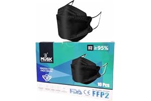 5 Layer Disposаble Face Mask, Certified Protection Adult's 5-Ply Filtеr Face Mask - Individually Packaged with Inner Sponge Nose Clip for Optimum Comfort (10pcs/box)