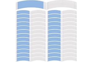 NICECRAFT 50 Pcs Wig Tapes - Invisible Waterproof Double Side Tape Lace Tape for Wigs, Toupee Tape, Ultra Hold Blue