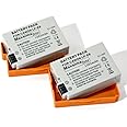 Maxsimafoto - TWIN PACK (X2) High Output, 1352mAh! Battery Pack LP-E8, LPE8 for Canon EOS 550D, 600D, 650D, 700D EOS Rebel T2i, T3i, T4i, Kiss X4, X5.