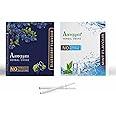 Aarogyam Herbals Pack of 2 Flavours 100% Tobacco & Nicotine Free Cigarette for Relieve Stress & Mood Enhance Product (MINT - BLUEBERRY) - 10 Sticks x 2 Packets