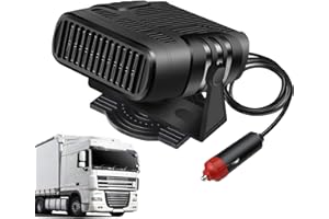 Jiimhte Chauffe-Voiture portatif - Ventilateur de dégivrage et de désembuage de Voiture Portable,Ventilateur de Chauffage portatif désembueur de Pare-Brise et Ventilateur de dégivreur avec radiateur