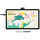 Wacom One 14, Ekran graficzny, Full HD, z bezbateryjnym piórem Standard | Tablet graficzny (wymaga komputera), wrażenie rysow