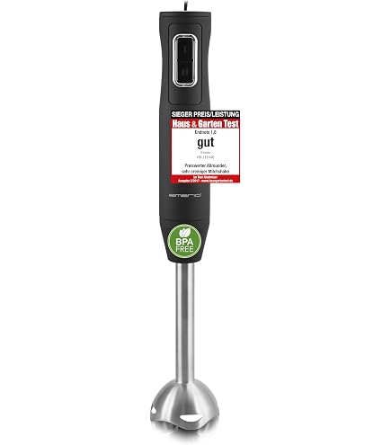 ADLER Camry Smoothie-Stabmixer Mit 700 Watt – Inkl. To-Go-Flasche, Turbofunktion & Edelstahlklingen