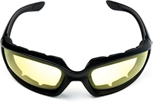 IGUANA CUSTOM CLOTHES Iguana Custom Lunettes photochromiques jaunes pour moto, ski, snowboard, cyclisme et sport