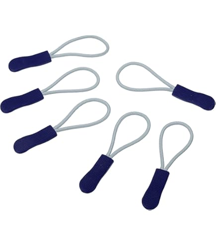 Fermeture-Éclair Tirettes Remplacement 30 Paquets Extension Cordon