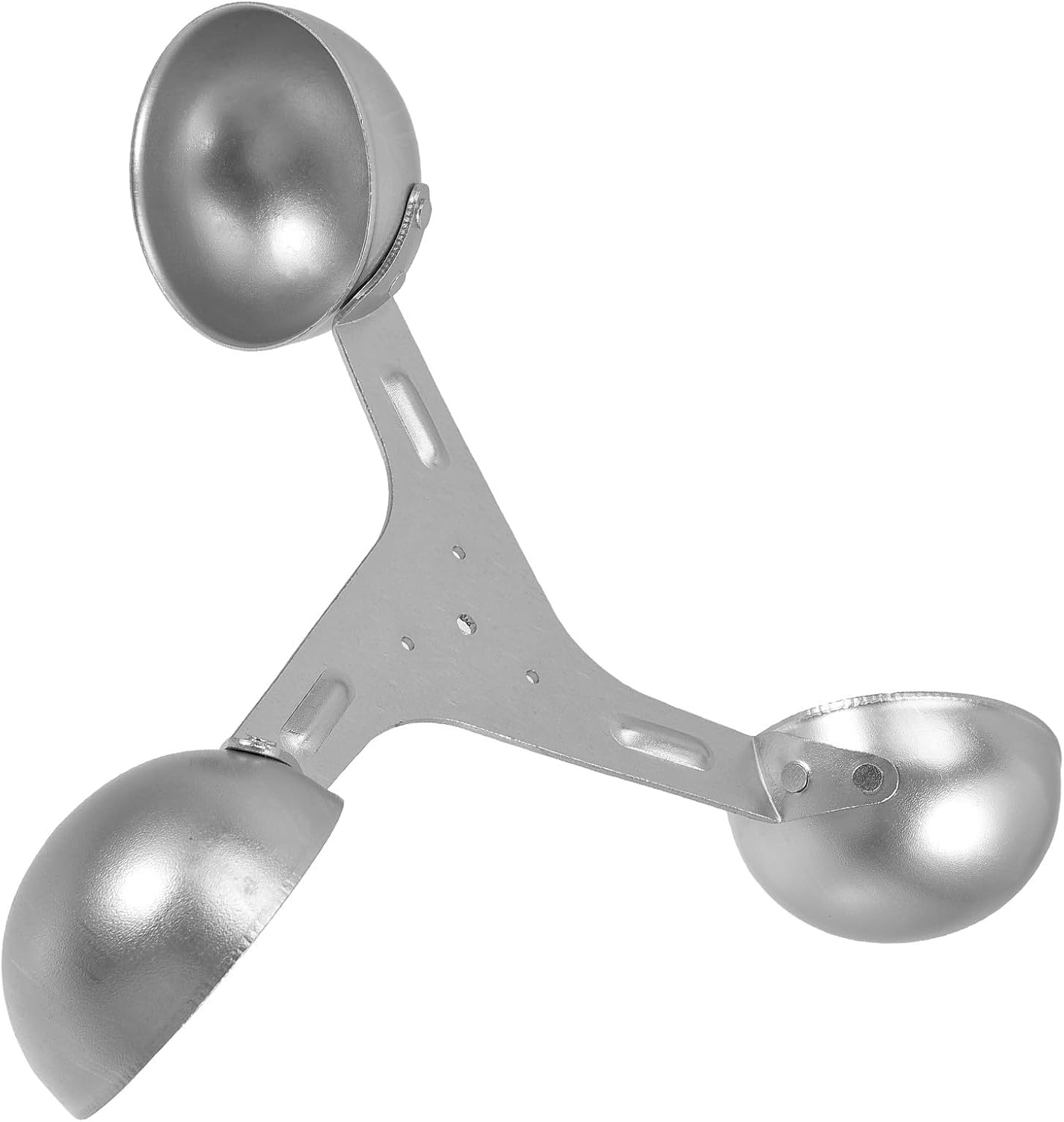 Kisangel Sensor de Anemómetro de 3 Copas de Aleación de Aluminio para Medición de Velocidad y Dirección del Viento en Invernaderos Agrícolas Diámetro 200 MM