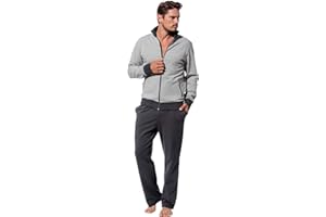Morgenstern Men's Leisure Suit, Jogging Suit in Grey