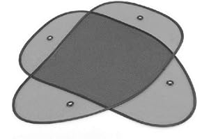 DIVONO Car Sun Shade, 2 Pack Car Window Shades for Baby, Car Window Sunshades with 4 Suction CupS, Universal Sun Shade Cover Car Accessories, 66x 38 CM