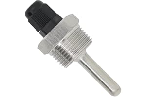 OTOMATICO Manicotto sommergibile in acciaio inox 304 per immersione da 30 mm, 50 mm, 100 mm, 200 mm, 300 mm, 400 mm, 500 mm, Immersion well thermowell thermopocket per termocoppia (50 mm)