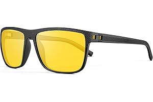 HENGOSEN Sunglasses Mens Polarised, Classic Vintage Sun Glasses, Lightweight Frame UV400 Protection for Driving Fishing Cycling
