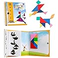 Puzzle Tangram Magnétique 3D Pour Enfants – 7 Pièces, Aimants Puissants, Livret D’Instructions, Jeu Éducatif à Partir De 3 Ans