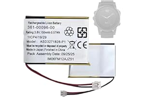 HIGHAKKU Batterie de rechange 361-00096-00 compatible avec Gar-min Fenix5s GPS Sport Training Watch 3