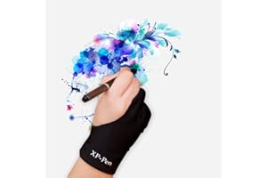 XP-PEN Elastyczna lycra rękawica przeciwporostowa do tabletu graficznego/wyświetlacza długopisu/kasetonu świetlnego (odpowiednia dla prawej i lewej strony) (L)