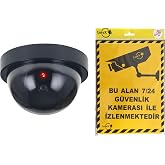 LOREX LR-SK04 Deterrent DOME Camera + This Area is Watched with Camera 24/7 PVC Warning Sign