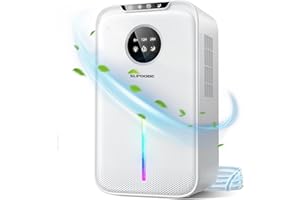 Deumidificatore 2200ML SUPOOBE Deumidificatore Casa Portatile Con Tubo di Scarico,Sonno Silenzioso Timing 8/12/24H Luci LED 7 colori Spegnimento Automatico,Per la Casa,Bagno,Cabina Armadio,RV