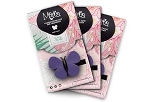 Marta La Farfalla Black Orchid Tris Deodorante Auto: Profumo Orchidea Nera e Profumatore Diffusore per Macchina - Set 3 Pezzi