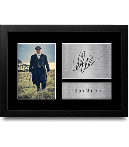 HWC Trading Photo Encadrée A4 De Ned Dennehy Peaky Blinders Charlie Gifts Imprimée Avec Autographe Pour Les Fans De L'émission Télévisée