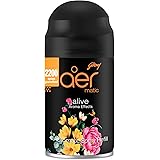 Godrej aer Matic Refill - Automatic Room Fresheners | Alive | 2200 Sprays Guaranteed | Lasts up to 60 days (225ml)