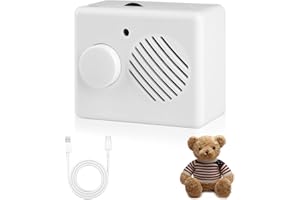 SELURK Grabadora de Voz para Peluche, 360 Segundos de Grabación para Juguetes, Regalo DIY con Mensaje Personalizado, Grabadora Voz Peluche con Caja de Voz Personalizada para Proyectos Creativos y Regalos