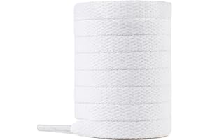 Knixmax Lacets Ronds et Lacets Plats enfants femmes hommes 60-150cm Multi Couleurs qualité Lacets pour baskets chaussures bottes 1 paire 2 paires