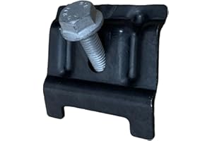 Pulchra Battery Clamp Panel with Screws, Bracket Battery Clamp Compatible for Audi Skoda Volkswagen Jetta Golf MK4MK5 Passat B6 Polo Passat Audi A3 Q3 Black 1J0803219