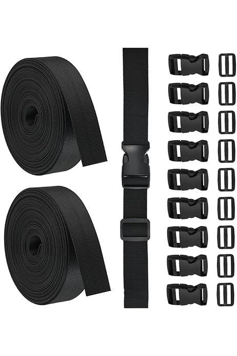 5m Fettuccia Nylon 30mm Con Fibbie - Kit Per Fai Da Te, Collari Cani, Zaini, Cinture - Foto 9