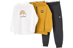 Mayoral Chandal Niño – Conjunto Deportivo Niño – Conjunto Niño – Chaqueta Niño con Cremallera, Camiseta manga larga y pantalon Chandal - Ropa de 2 años a 8 años