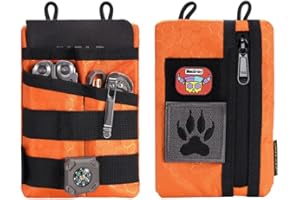 ‎VIPERADE VIPERADE VE3-P EDC Pouch Klein EDC Werkzeugtasche Organizer Tasche Pocket Organizer Nylon Multitool Tasche Klein für Taschenlampe Multitools Stift Notizbuch