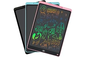 EMEBAY 20 Pouces Tableau d'écriture LCD Coloré Tablette Graphique de Dessin Effaçable, Planche à Dessin Ardoises numériques Tableau Portable de Dessin Jouet Educatif pour Enfants Adultes (Noir)