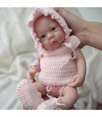 RUMOCOVO® Bébé Reborn réaliste en silicone pour tout petit, jouet au